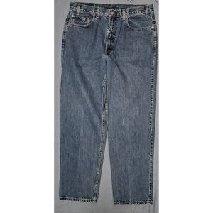 Levis 550 Jeans Mens 38x32 Relaxed Fit Tapered Leg Denim Vintage‎ Medium Wash